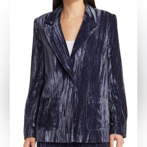 TREASURE & BOND Relaxed Fit Textured Velvet Blazer S NEW!